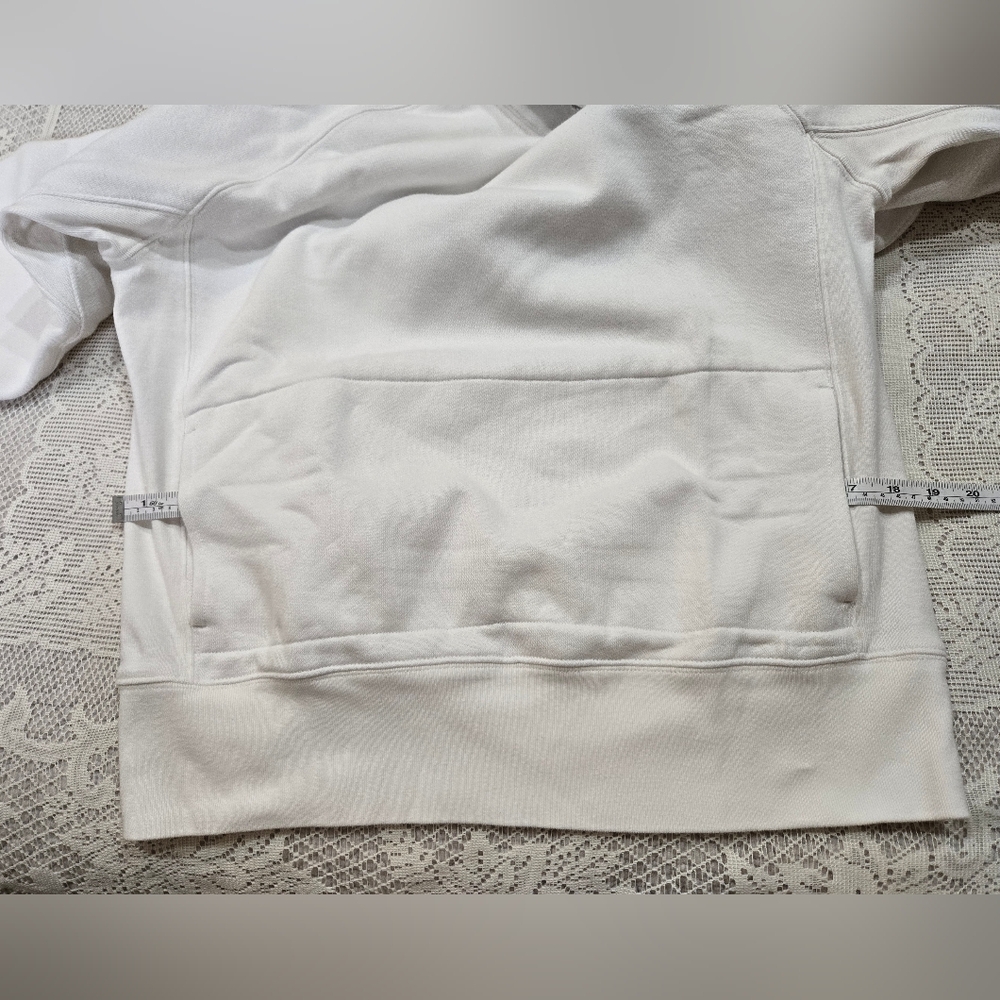 Free People Movement White Long Sleeve Polo Sweatshirt Size S - Picture 7 of 9